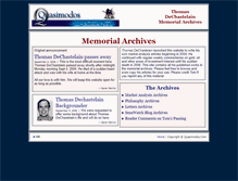 Tablet Screenshot of memorial.quasimodos.com